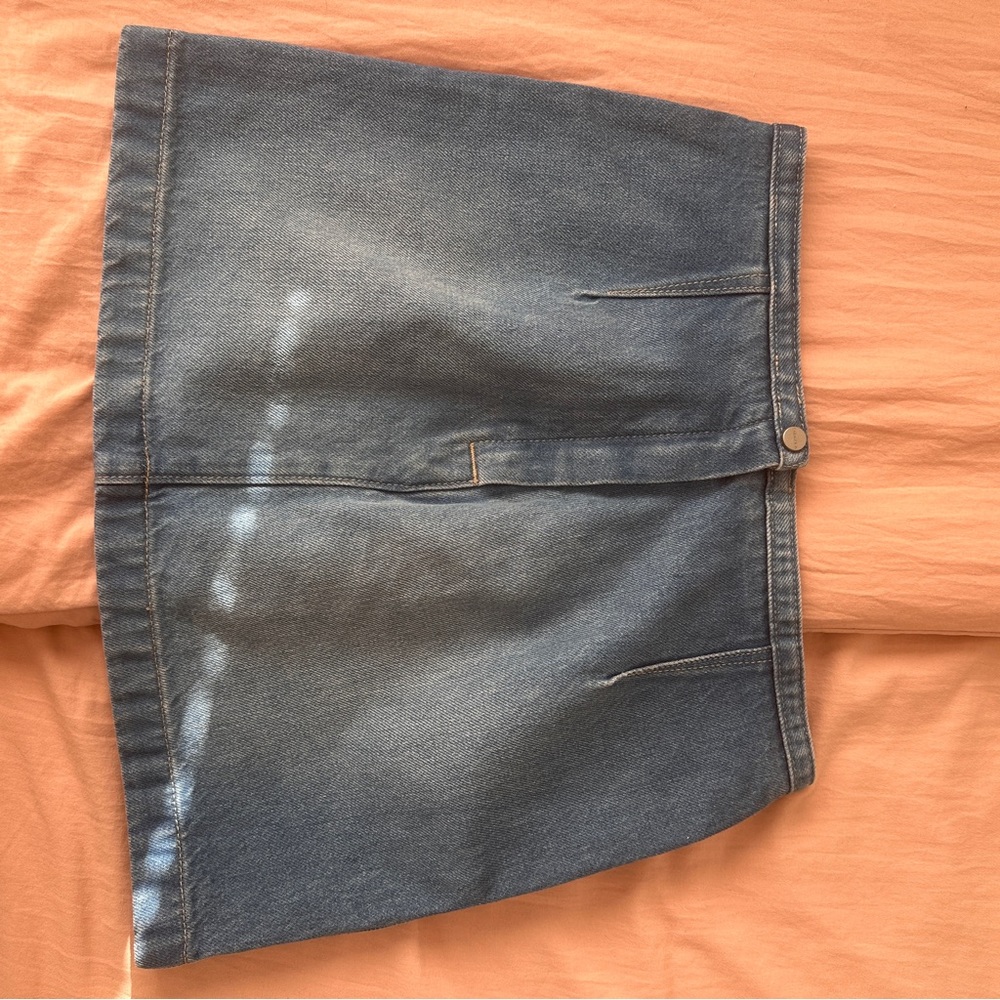 Calvin Klein Denim Mini Skirt - Blue